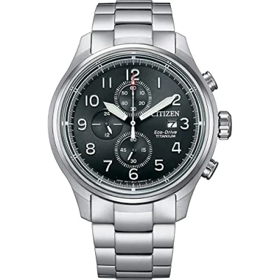 Imagen de Citizen Reloj Cronógrafo para Hombres de Eco Drive con Correa en Titanio CA0810 88X