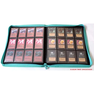 Imagen de docsmagic.de Pro Player 12 Pocket Playset Zip Album Mint 480 Card Binder MTG PKM YGO Cremallera Aqua
