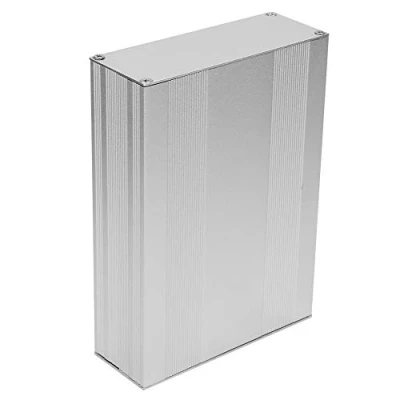 Imagen de Caja de aluminio enfriamiento para instrumentos PCB Cajas terminales montaje empotrado proyecto electrónico 54 * 145 200 mm