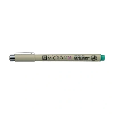 Imagen de SAKURA Pigma Micron 02, color verde