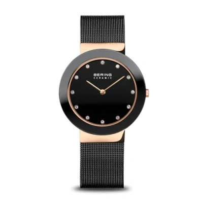 Imagen de BERING Reloj Analógico Ceramic Collection para Mujer de Cuarzo con Correa en Acero Inoxidable y Cristal Zafiro 11435 166
