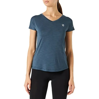 Imagen de camiseta de mujer Dare 2b Vigilant Tee Q wic tejido elástico ligero secado rápido y repelente olores deportiva entrenamiento