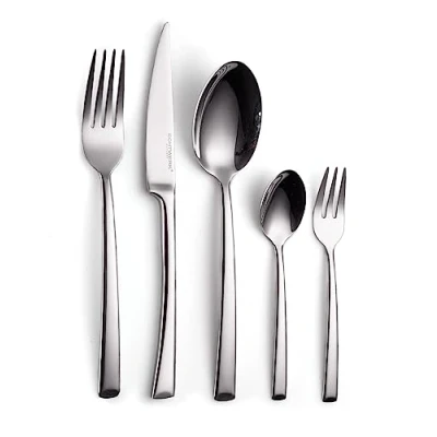 Imagen de Echtwerk EW BS 0540 Avelino Cubertería para hasta 6 Personas, 30 Piezas, Acero Inoxidable, Plata,