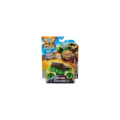 Imagen de Monster Jam, Mud Blasters, Blue Thunder, camión Cambia de Color, vehículo Metal a Escala 1:64, Juguetes para niños y niñas Partir 3 años