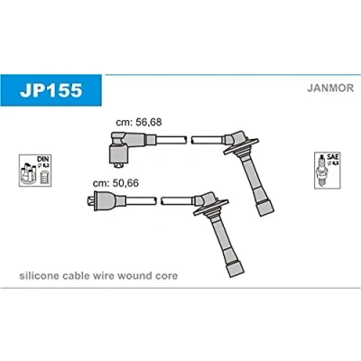 Imagen de JANMOR JP155 Juego de Cables Encendido FORD USA: PROBE 2, MAZDA: MX 6