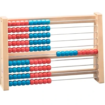 Imagen de WISSNER® Aktiv lernen 100s Abacus Rojo/azulo RE Wood®