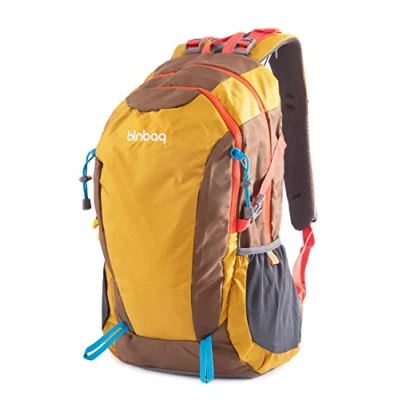 Imagen de Blnbag S2: Mochila Ligera para Bicicleta, Deportiva, de Viaje Acampar y Hacer Senderismo, Ocio con 2 Compartimentos Principales, Unisex, 15 litros, Sahara Gold