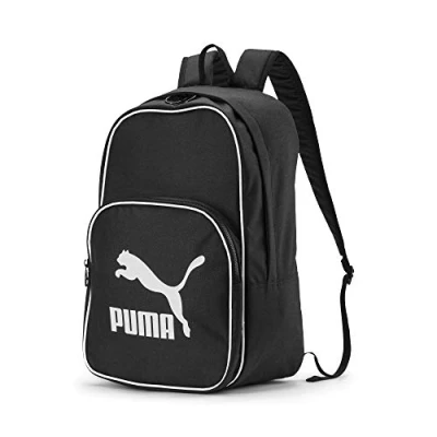 Imagen de PUMA Originals Backpack Retro Woven Mochilla, Unisex Adult, Black, OSFA