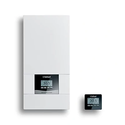 Imagen de Vaillant Calentador de agua electrónico VED E 21/8, resistente a la presión, 21 kW, 400 V, temperatura salida precisa, ajustable, pantalla digital, 0010023778, [clase energética A]