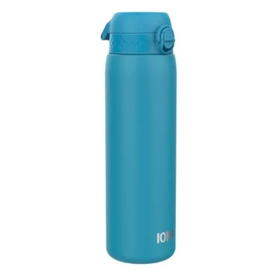 Imagen de Ion8 Botella de Agua Acero Inoxidable 1 Litro, a Prueba Fugas, Fácil Abrir, Cerradura Segura, Asa Transporte, Aptas para Lavavajillas, Resistente Rayones, Azul