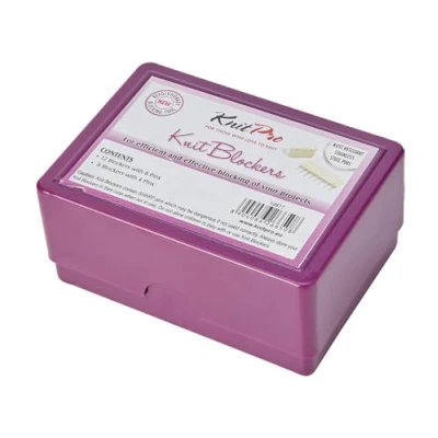 Imagen de KnitPro Caja de bloqueadores Punto, Plástico Acero, Others, 26 x 0.7 7.5 cm