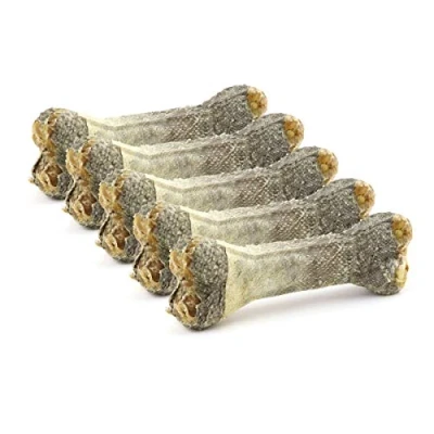 Imagen de DOGBOSS Huesos masticables Ingredientes 100% Naturales, Diferentes tamaños y sabores (5 con Bacalao, 12 cm)