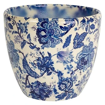 Imagen de Ivyline Monza Maceta Retro de 13 cm (tamaño único), Color Azul