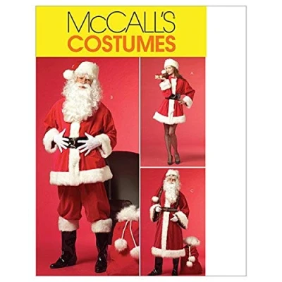 Imagen de McCall&#039;s M5550 Patrones de Costura para Disfraz Papá Noel (3 diseños)