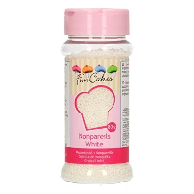 Imagen de Nonpareils Blancos 80gr Funcakes