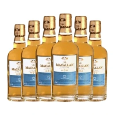Imagen de Whisky Single Malt Macallan Double Cask 12 Años Botellín Miniatura 5 cl (Caja de 6 cl)
