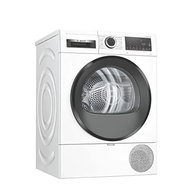 Imagen de Bosch Secadora con bomba de calor, 8 kg, AutoDry, Antiarrugas, Media carga, Blanco, WQG235D1ES