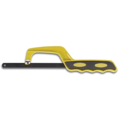 Imagen de Toolland Mini sierra de metal/sierra hierro, mango agarre suave con cuchilla reemplazable 265 mm