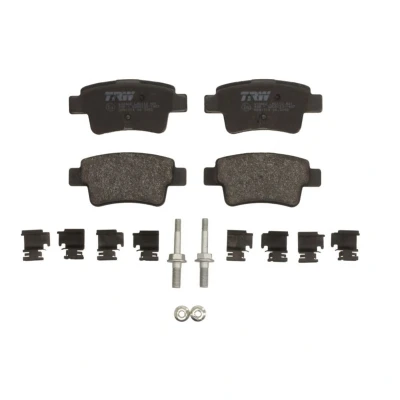 Imagen de TRW GDB1714 Juego de pastillas freno no preparado para indicador desgaste con tornillos pinza accesorios OPEL: Corsa D Hatchback