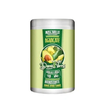 Imagen de Dona Flora Mascarilla Hidratante de Aguacate &amp; Argán Nutrición y Reparación Mejora la Elasticidad Brillo Natural 1000ml 1 kg