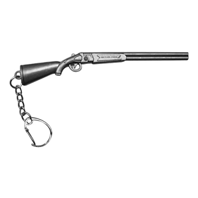 Imagen de Gran Llavero Rifle Escopeta de Doble cañón.