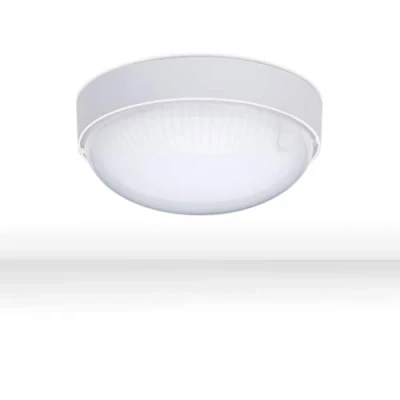 Imagen de Oktaplex lighting, Plafones para techo, IP65, 4000K, 9W, 800lm, 14cm de diámetro, Plafón LED techo sótanos, garajes o áticos, Blanco