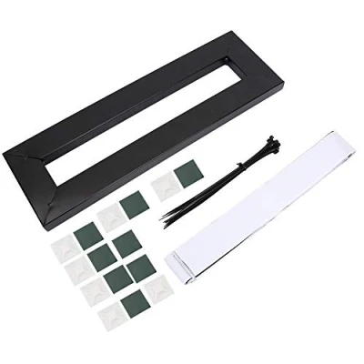 Imagen de Tablero de Pedales Efectos Guitarra Eléctrica, Pedalboard Pequeño Mini Pedal Hierro y Ligero con Soporte Montaje Eléctrico Luz Aleación Abrazadera Cinta Configuración para Guitarras Músicos Adultos