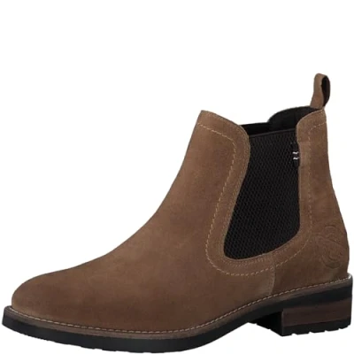 Imagen de s.Oliver 5 25425 43, Botas Estilo Chelsea Mujer, coñac, 39 EU