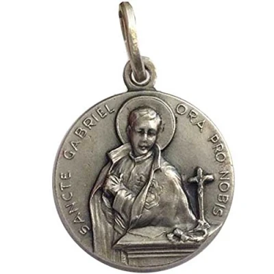 Imagen de I G J Medalla de San Gabriel Plata Ley 925 Las Medallas los Patronos