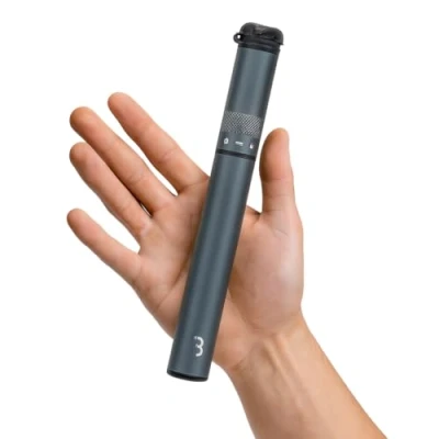 Imagen de BBB Cycling BMP 50 Mini inflador para neumáticos de bicicleta con válvulas Presta, Schrader y Dunlop Samurai
