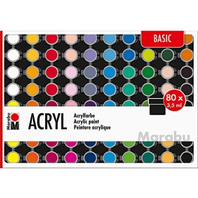 Imagen de Marabu Pinturas acrílicas, Multi, 3.5ml