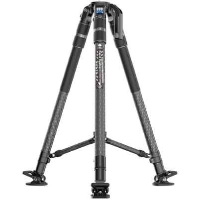 Imagen de SIRUI SVS75 Trípode de Vídeo Profesional, Fibra Carbono 155cm con Ajuste Altura en un Solo Paso, Carga hasta 25kg, para Cámara Profesional