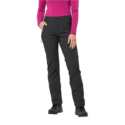 Imagen de Jack Wolfskin Glastal Pantalones De Invierno W Senderismo, Negro, 36 para Mujer