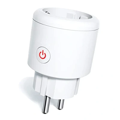 Imagen de Enchufe Inteligente ZigBee, 16A Alexa con monitor de consumo energía, App control remoto Smart Plug temporizador, por voz compatible Alexa/Google Home, Hub Requerido 1PCS