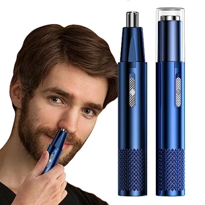 Imagen de vello nariz cortapelos recargables para hombres Recortador cejas, cortapelos, 2 en 1 cara, barba, pies, pelo manos, fácil Tsuchiya