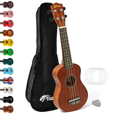Imagen de Tiger UKE12 NT Ukelele Soprano para Principiante s con Estuche