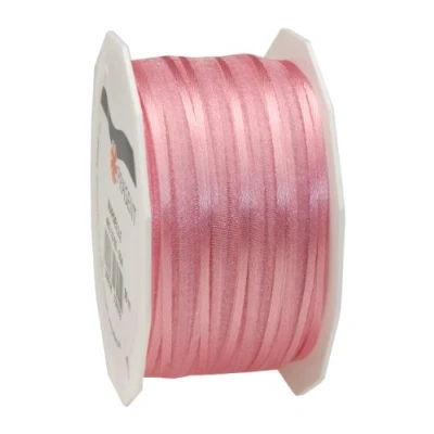 Imagen de Präsent Cinta de Organza con Alambre, Rosa Claro, 10mm 50m, 50