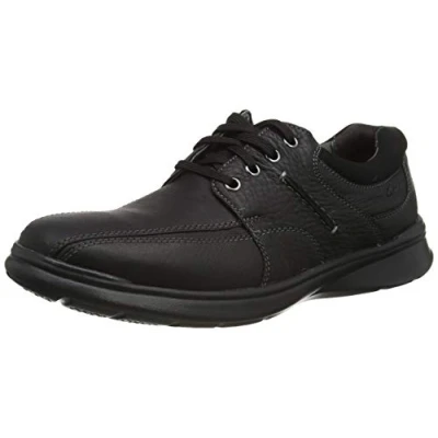 Imagen de Clarks Cotrell Walk, Oxford Hombre, Lea Aceitosa Negra, 43 EU