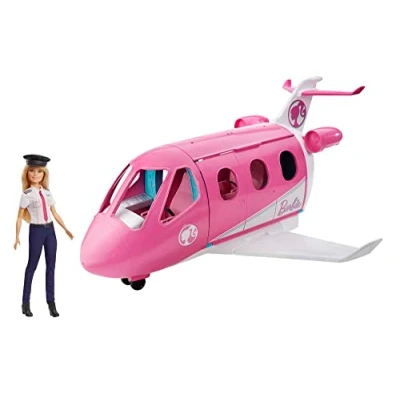 Imagen de Barbie avión de Tus sueños, Juguete con muñeca y Accesorios para muñecas (Mattel GBJ33)