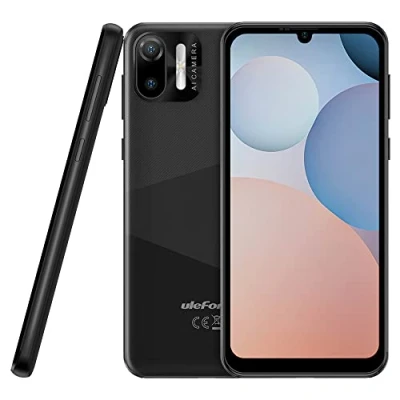 Imagen de Ulefone Android 12 Teléfono móvil Note 6T, 3GB + 64GB, 8,5 mm, Ultra Delgado Dual SIM 4G, Smartphone Desbloqueado, Pantalla HD+ 6,1 Pulgadas, Ranura para 3 Tarjetas, Cámara 13MP+5MP, Desbloqueo de la