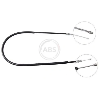 Imagen de A.B.S. K11146 Cable de Freno Mano 1330 Tambor para dirección izquierda/derecha RENAULT: Super 5 Hatchback, Rapid Furgón