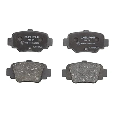 Imagen de DELPHI LP780 Juego de pastillas freno no preparado para indicador desgaste Chapa antichirridos sin accesorios NISSAN: MICRA 2