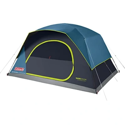 Imagen de Tienda Coleman Skydome 6, Amplia de campaña para Seis Personas, Montaje rápido, Suelo Totalmente Integrado, tecnología Dark Room un habitáculo más Fresco y Oscuro, 100% Impermeable