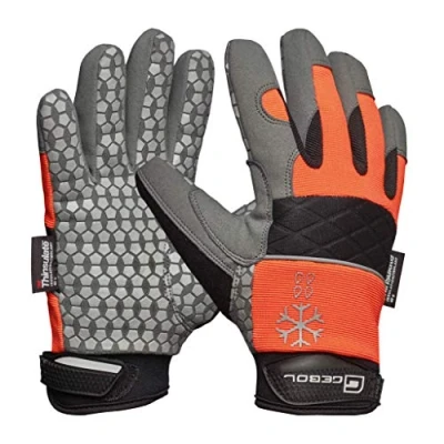 Imagen de Gebol Guantes de trabajo Master Thermo con membrana protección contra la humedad y forro aislante del frío para el invierno aspecto piel hombre Talla XL (Gr