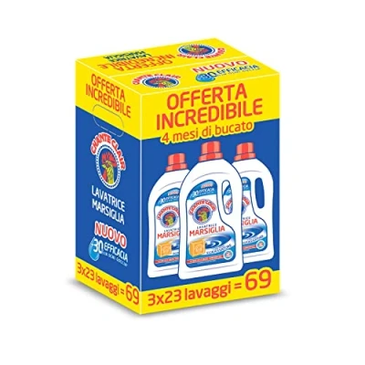 Imagen de Chanteclair, Detergente para lavadora con perfume de Marsella Formato 1150 ml x 3, 69 lavados