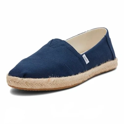 Imagen de TOMS Alpargata Rope Classic, Mocasín Plano Mujer, Blue Navy, 37.5 EU