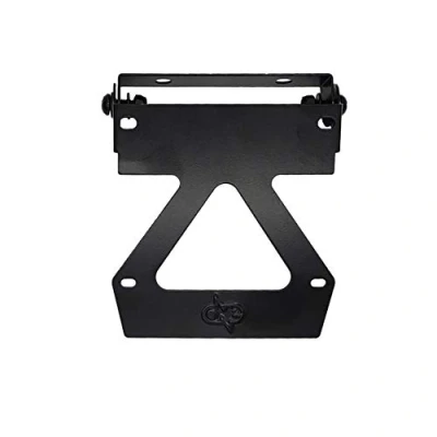 Imagen de ONE by CAMAMOTO Soporte de matrícula/portamatriculas Moto compatibile con MBK Nitro/Yamaha aerox mecanizado SÓLIDO y Cortado LÁSER