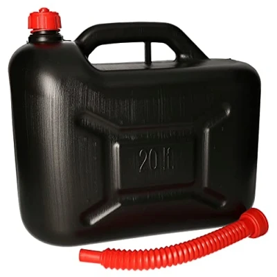 Imagen de KOTARBAU® Bidón de gasolina con embudo 20 litros, combustible, Garrafa combustible embudo, reserva, plástico