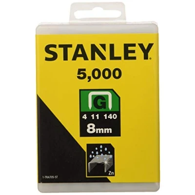 Imagen de Stanley 1 TRA705 5T Pack de 5000 grapas tipo G (8 mm)