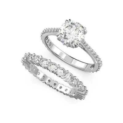 Imagen de Swarovski Constella SET Anillo, Mujer, Talla: 60, Silver